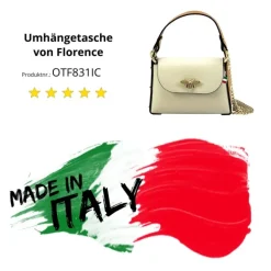 Florence Biene Damen Handtasche Echtleder beige/tan OTF831IC