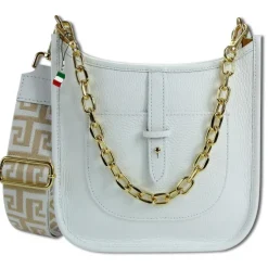 Florence Citytasche Echtleder Damen weiß OTF158W