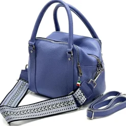 Florence Citytasche Echtleder Damen hellblau OTF822H