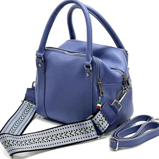 Florence Citytasche Echtleder Damen hellblau OTF822H