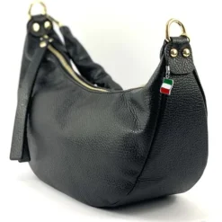 Florence Citytasche Echtleder Damen schwarz OTF830S