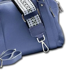 Florence Citytasche Echtleder Damen hellblau OTF822H