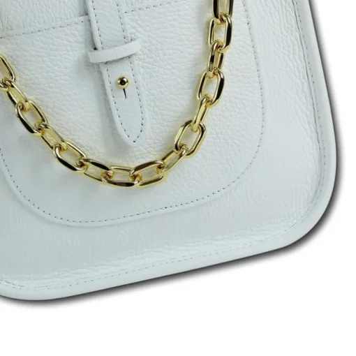 Florence Citytasche Echtleder Damen weiß OTF158W