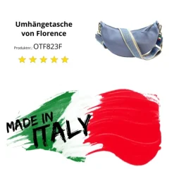 Florence Citytasche Echtleder Damen hellblau OTF823F