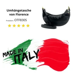Florence Citytasche Echtleder Damen schwarz OTF830S
