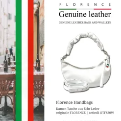 Florence Citytasche Echtleder Damen weiß OTF830W