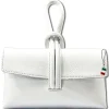 Florence Clutch Echtleder Tasche weiß OTF834W