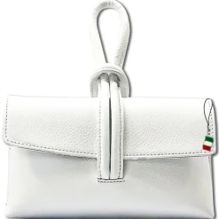 Florence Clutch Echtleder Tasche weiß OTF834W