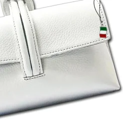 Florence Clutch Echtleder Tasche weiß OTF834W