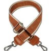 Florence Damen Boho-Gurt Canvas Leder braun tan OGF001JC