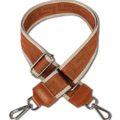 Florence Damen Boho-Gurt Canvas Leder braun tan OGF001JC