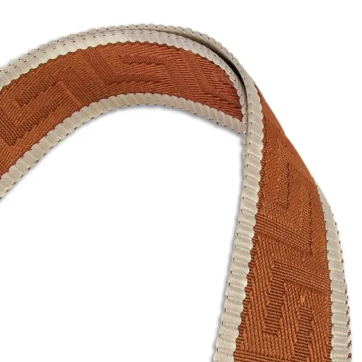 Florence Damen Boho-Gurt Canvas Leder braun tan OGF001JC