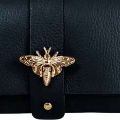Florence Damen Clutch Biene Leder Tasche dunkelblau OTM803B