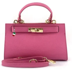 Florence Damen Handtasche Echtleder fuchsia OTF812P