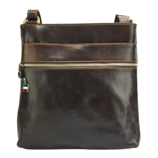 Florence Damen Handtasche Echtleder braun OTF145N