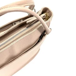 Florence Damen Handtasche Echtleder hellgrau OTF160K