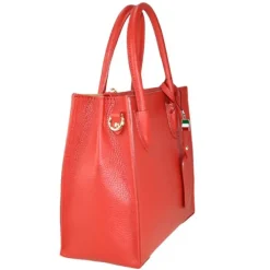 Florence Damen Handtasche, Schultertasche Leder Tasche camel, tan OTM110C