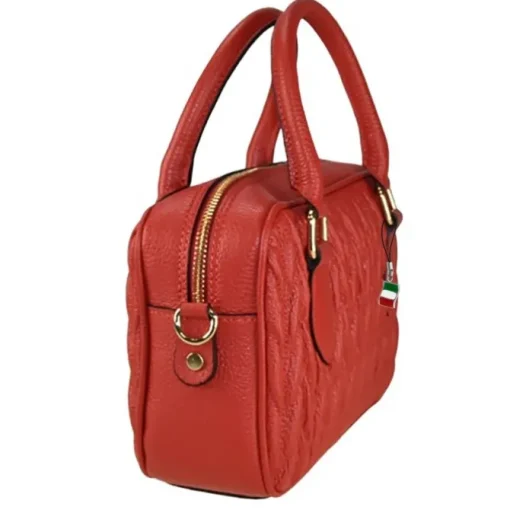 Florence Damen Handtasche, Schultertasche Leder Tasche altrosa OTM815A