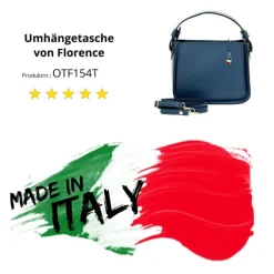 Florence Damen Handtasche Echtleder türkis OTF154T