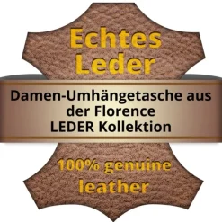 Florence Damen Handtasche Echtleder rosa OTF152A