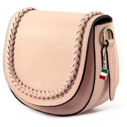 Florence Damen Satteltasche Echtleder rosa OTF806A