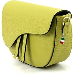 Florence Damen Satteltasche Echtleder gelb OTF810Y