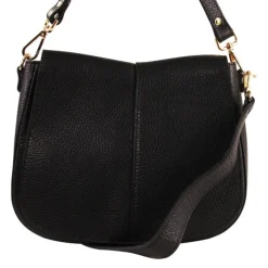 Florence Damen Satteltasche Echtleder schwarz OTM104S