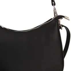 Florence Damen Satteltasche Ösen Echtleder schwarz OTM809S