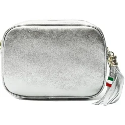 Florence Damen Tasche Echtleder silber metallic OTF811J