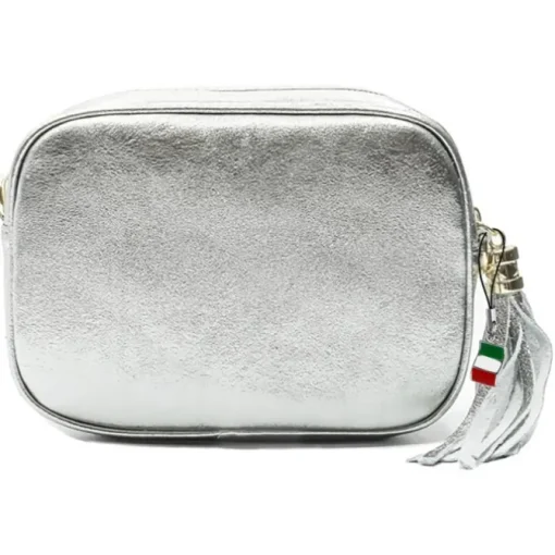 Florence Damen Tasche Echtleder silber metallic OTF811J