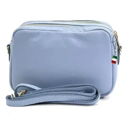 Florence Damen Tasche Echtleder hellblau OTF809H