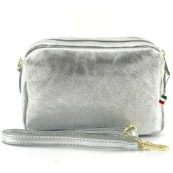 Florence Damen Tasche Echtleder silber OTF809J