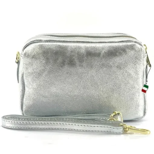 Florence Damen Tasche Echtleder silber OTF809J