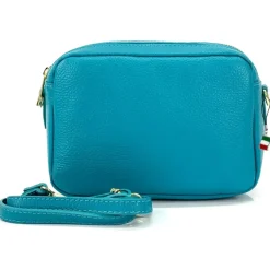 Florence Damen Tasche Echtleder türkis OTF809T