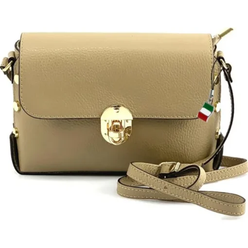 Florence Damen Tasche Echtleder taupe OTF808C