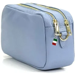 Florence Damen Tasche Echtleder hellblau OTF809H