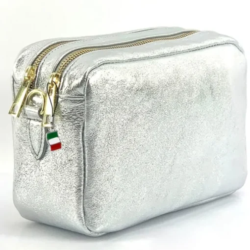 Florence Damen Tasche Echtleder silber OTF809J