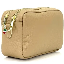 Florence Damen Tasche Echtleder taupe OTF809N