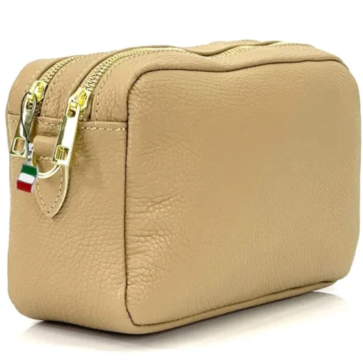 Florence Damen Tasche Echtleder taupe OTF809N