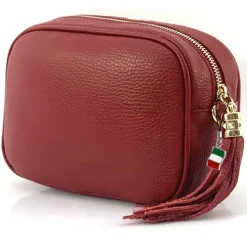 Florence Damen Tasche Echtleder dunkelrot OTF811R