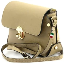 Florence Damen Tasche Echtleder taupe OTF808C