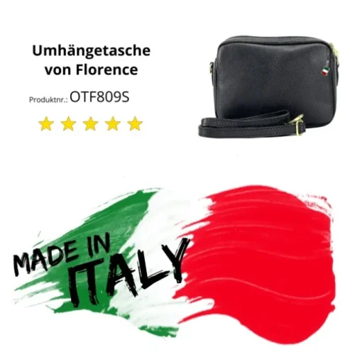 Florence Damen Tasche Echtleder schwarz OTF809S