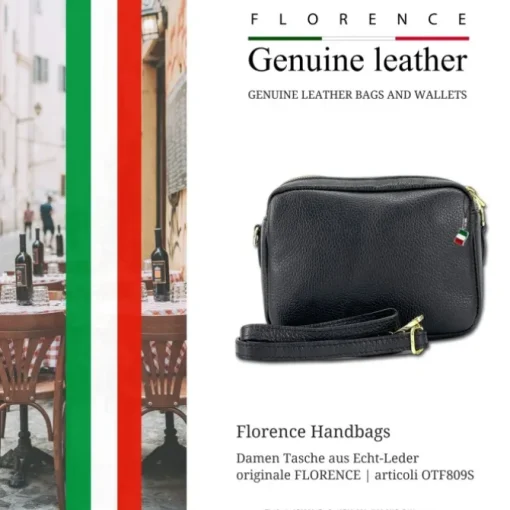 Florence Damen Tasche Echtleder schwarz OTF809S