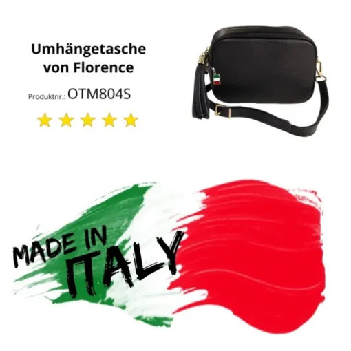 Florence Damen Tasche Echtleder schwarz OTM804S