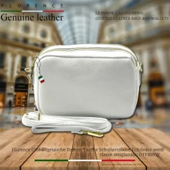 Florence Damen Tasche Echtleder weiß OTF809W