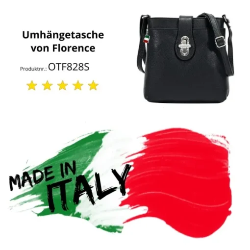 Florence Damen Tasche Echtleder schwarz OTF828S