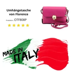 Florence Damen Tasche Echtleder fuchsia OTF808P