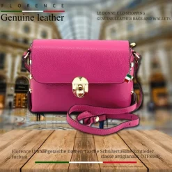 Florence Damen Tasche Echtleder fuchsia OTF808P