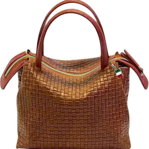 Florence Damen Umhängetasche Leder Tasche braun OTF170C1