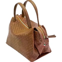 Florence Damen Umhängetasche Leder Tasche braun OTF170C1